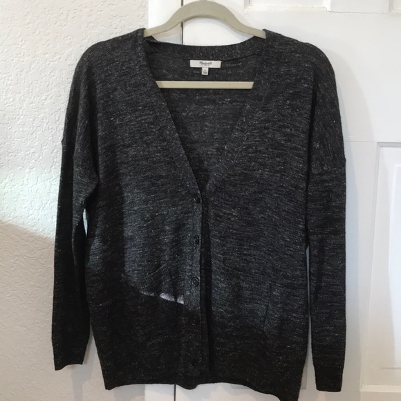 Madewell Heathered Pocket Cardigan - Picture 1 of 5
